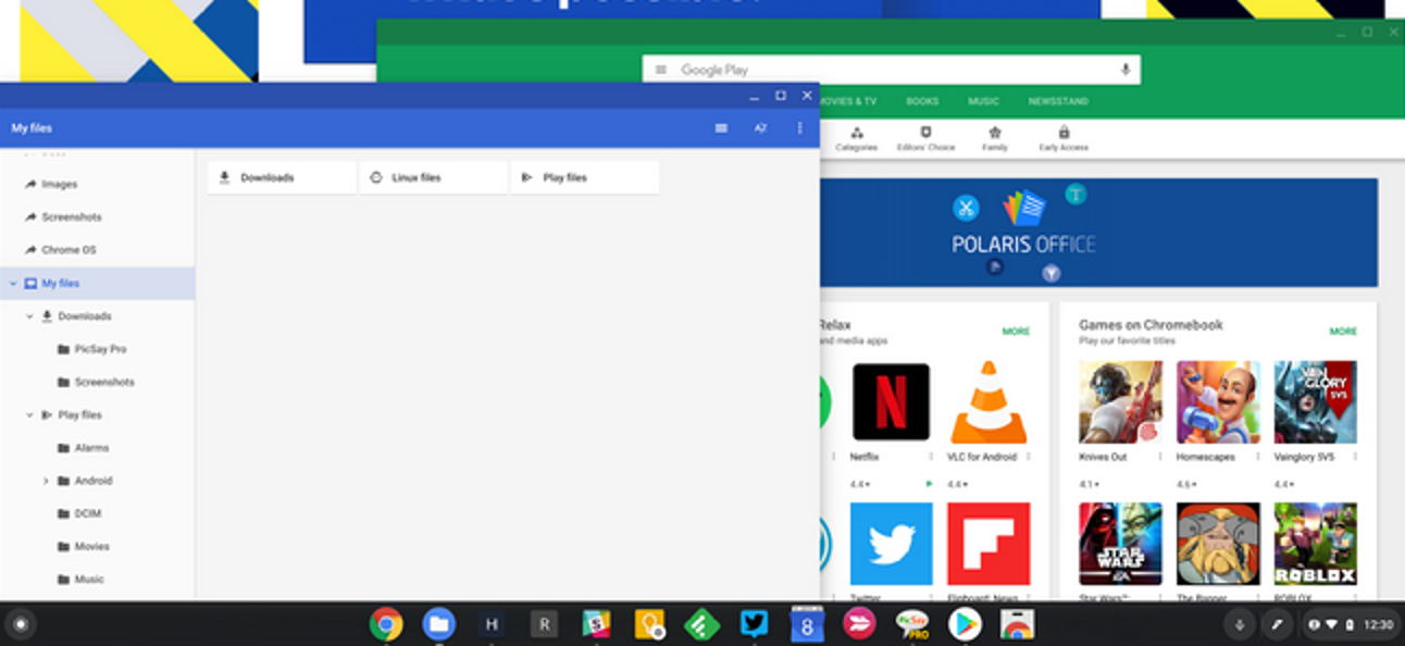 Google continue de rapprocher ChromeOS et Android