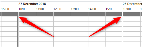 horaire modifié sur le calendrier Outlook