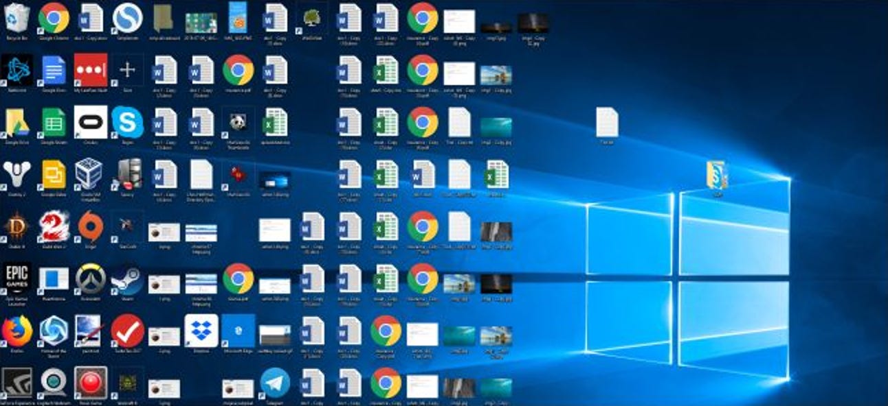 Comment organiser votre bureau Windows en désordre (et le garder ainsi)