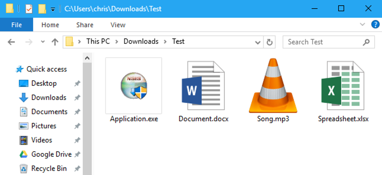 Comment créer des extensions de fichiers Windows Show
