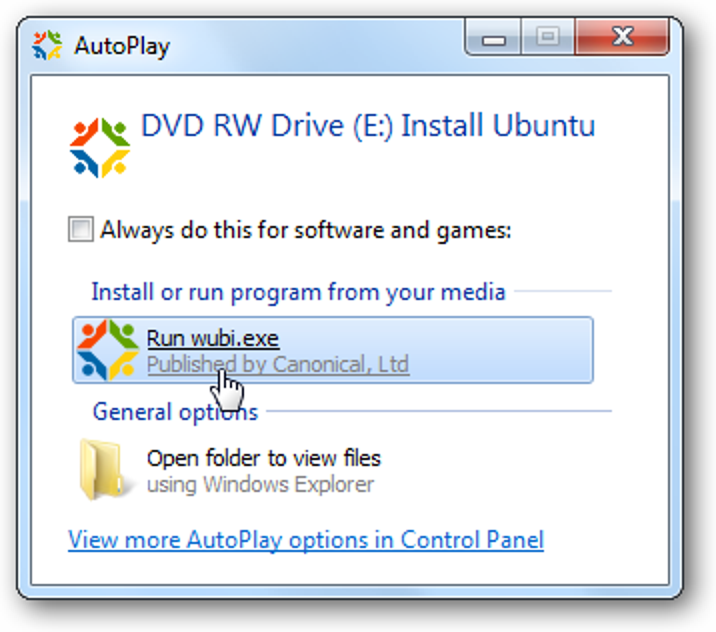 Installez facilement Ubuntu Linux avec Windows à l'aide du programme d'installation de Wubi
