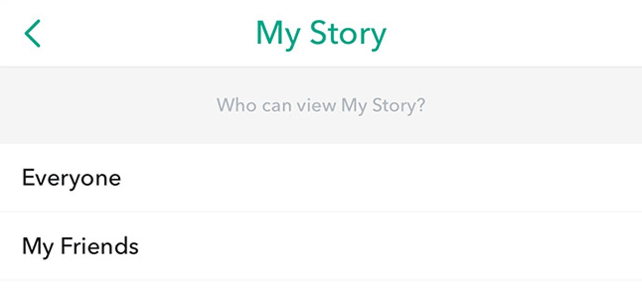 Comment bloquer certaines personnes de votre histoire Snapchat