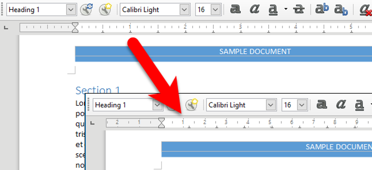 Comment changer l'unité de mesure dans LibreOffice Writer