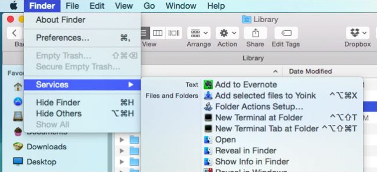 Comment ouvrir le terminal dans l'emplacement actuel du Finder OS X