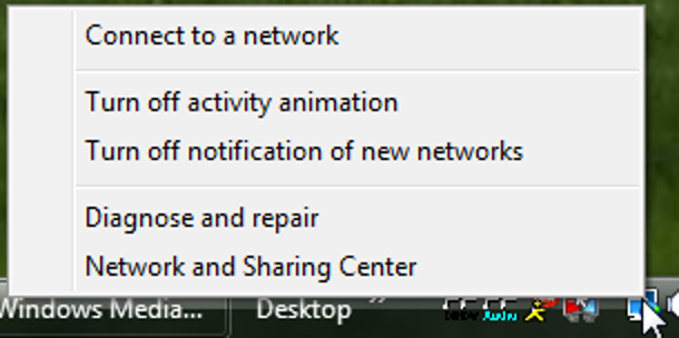 Ouvrir rapidement la liste des connexions réseau sous Windows 7 ou Vista