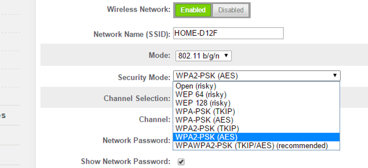 Devriez-vous utiliser WPA2-AES, WPA2-TKIP ou les deux?
