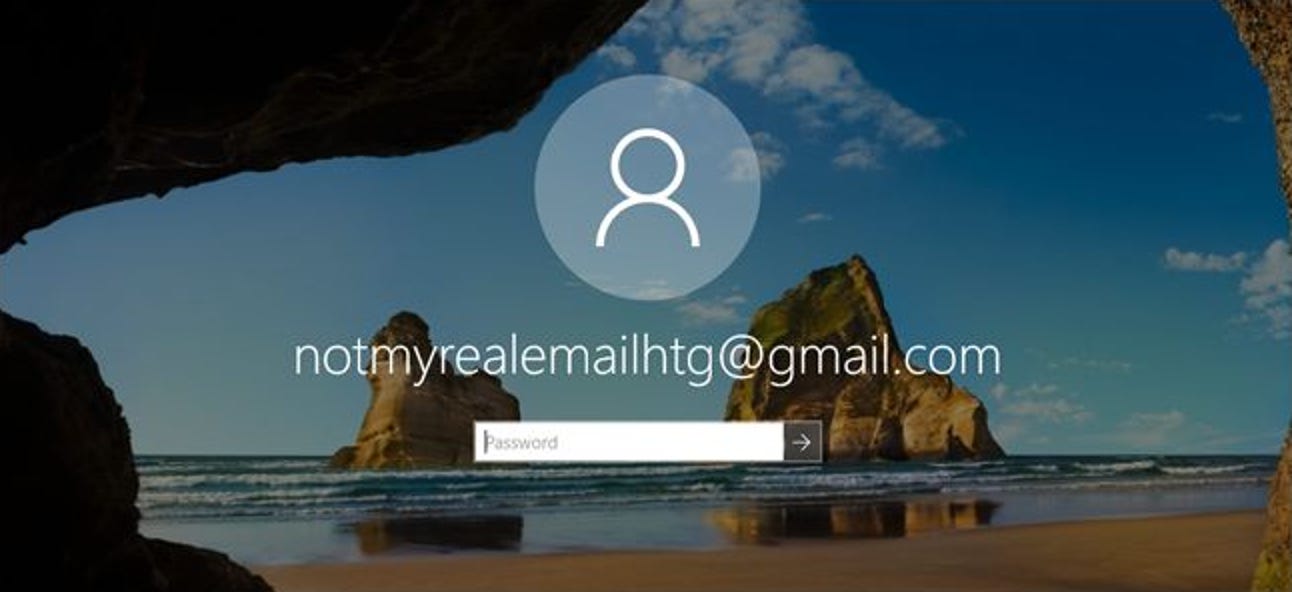 Comment se connecter à Windows 10 avec une adresse e-mail non Microsoft