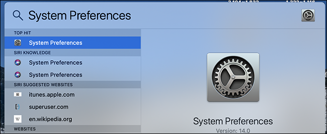 Préférences système MacBook