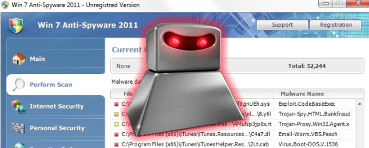Comment supprimer Win 7 Anti-Spyware 2011 (fausses infections antivirus)