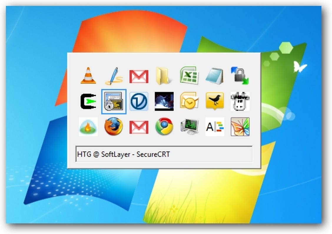 Comment basculer Windows 7 vers le sélecteur Alt-Tab de style XP