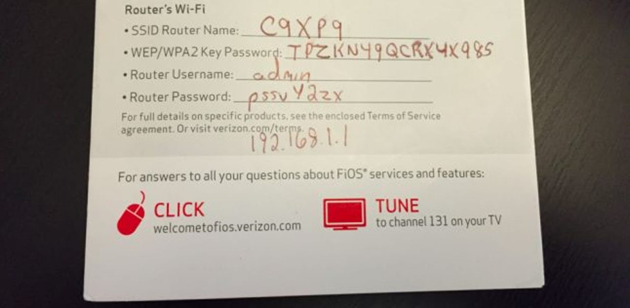 Comment changer le mot de passe du réseau Wi-Fi sur votre routeur Verizon FIOS