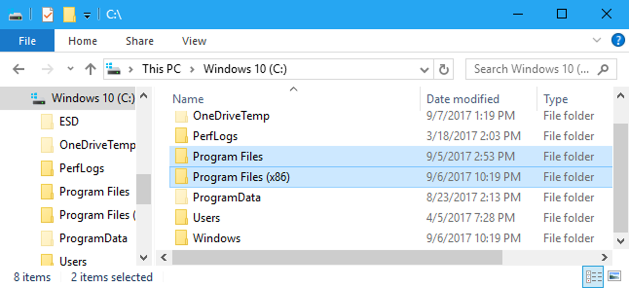 Quelle est la différence entre les dossiers «Program Files (x86)» et «Program Files» sous Windows?
