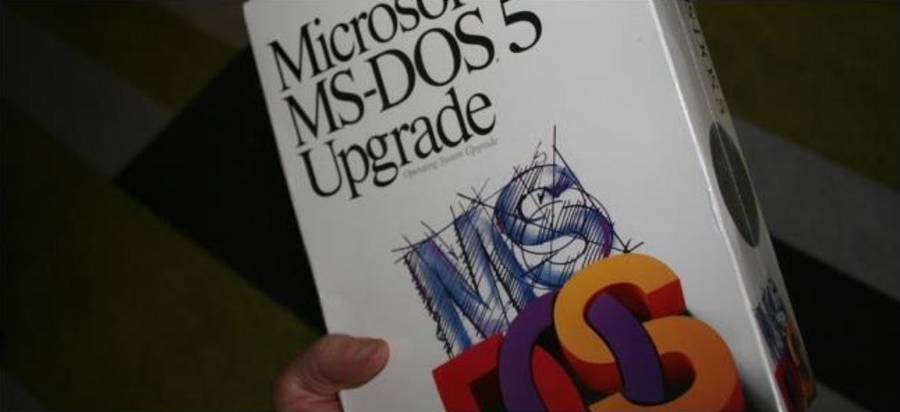 À quoi ressemblait réellement MS-DOS