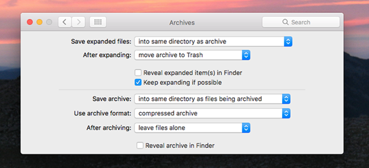 Modifier la manière dont macOS gère les fichiers ZIP avec ces préférences masquées