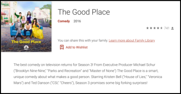 Google Play The Good Place