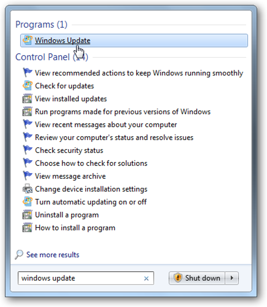 Faire la mise à jour de Windows 7 Rechercher des mises à jour pour plus que le système d'exploitation