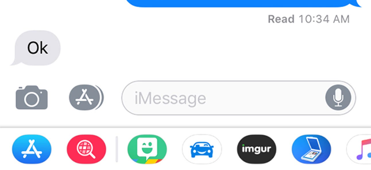 Comment masquer les icônes d'application en bas d'iMessage pour l'iPhone