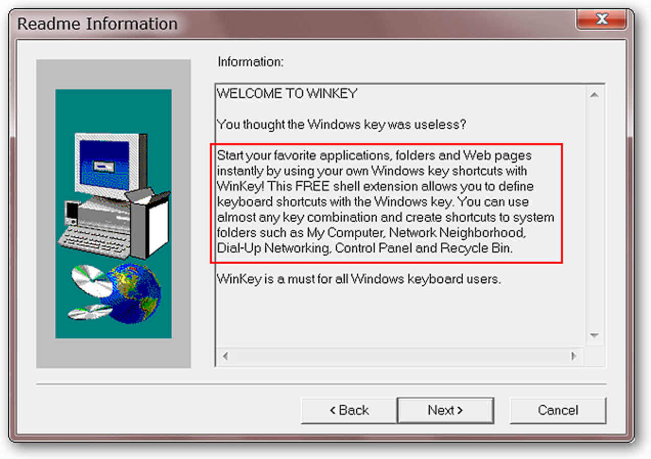 Créer des raccourcis clavier personnalisés Windows dans Windows