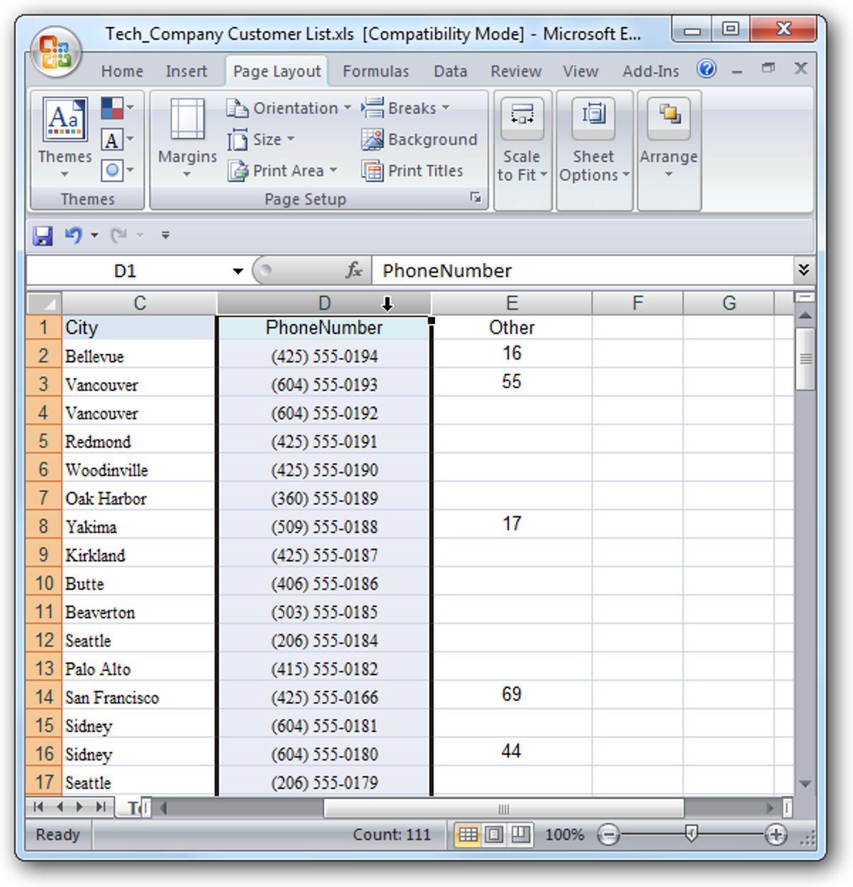 Utilisez la mise en forme conditionnelle pour rechercher des données en double dans Excel 2007