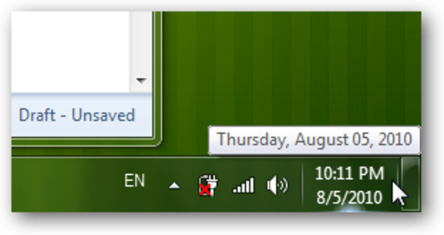 Afficher différents fuseaux horaires dans l'horloge de la barre d'état Windows 7