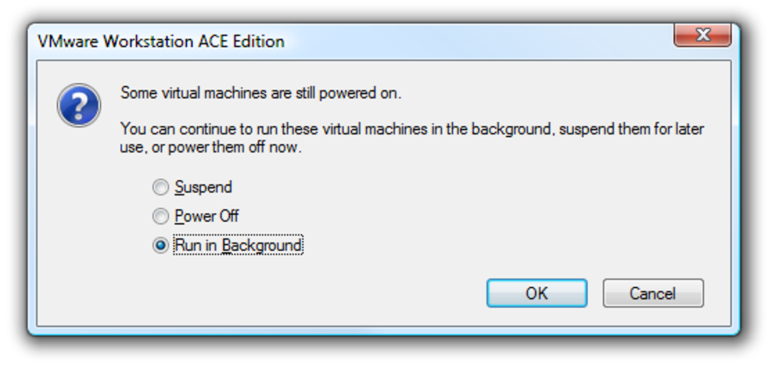 Faire en sorte que les machines virtuelles se cachent toujours dans la barre d'état système de VMware Workstation