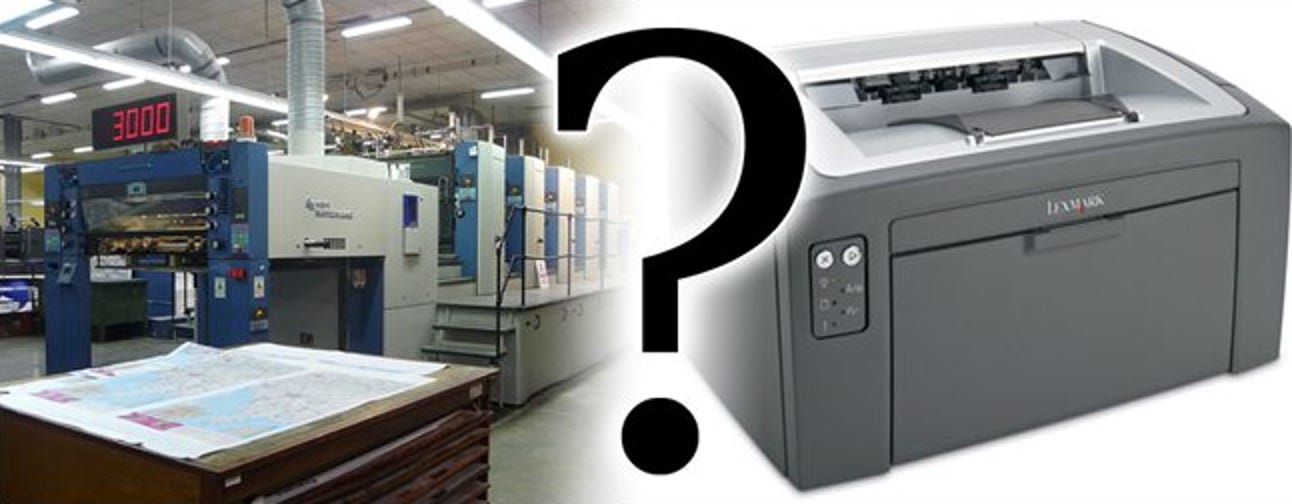Quelle est la différence entre les imprimantes de bureau et les imprimantes professionnelles?