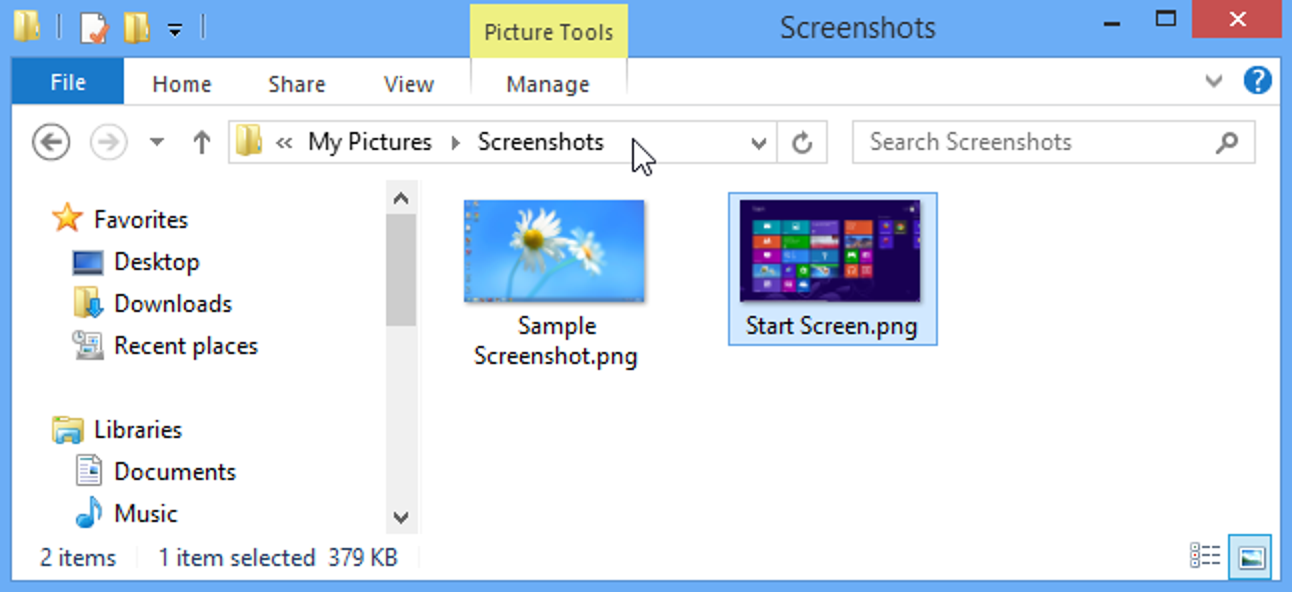 Comment modifier l'emplacement du dossier de capture d'écran par défaut dans Windows 8 et 10