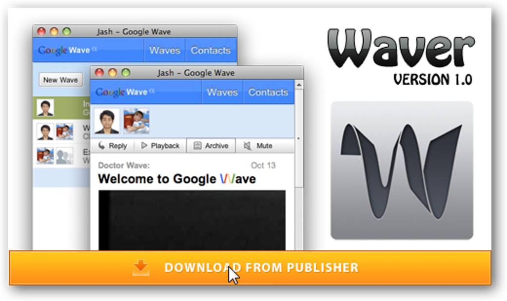 Intégrez Google Wave à votre flux de travail Windows
