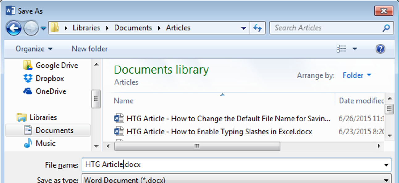 Comment modifier le nom de fichier par défaut utilisé lors de l'enregistrement de documents Word