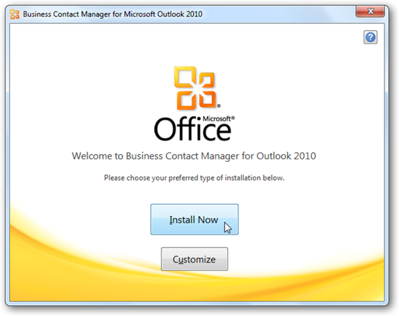 Premiers pas avec Outlook Business Contact Manager 2010