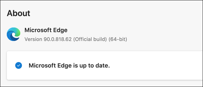 Mettre à jour Microsoft Edge