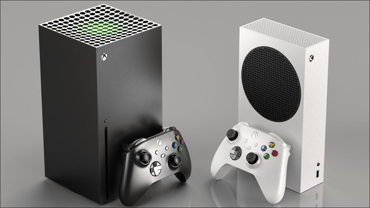 Consoles Xbox Series X et Xbox Series X.