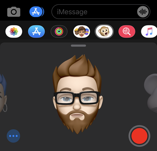 Utiliser Memoji dans iMessage avec Face ID