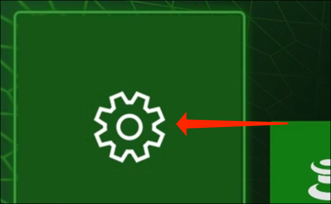 "Paramètres" sur Xbox Series X.