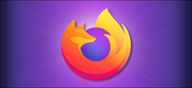Logo Firefox sur fond violet