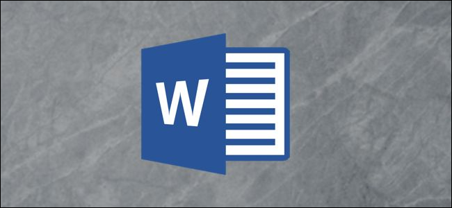 Logo Microsoft Word sur fond gris
