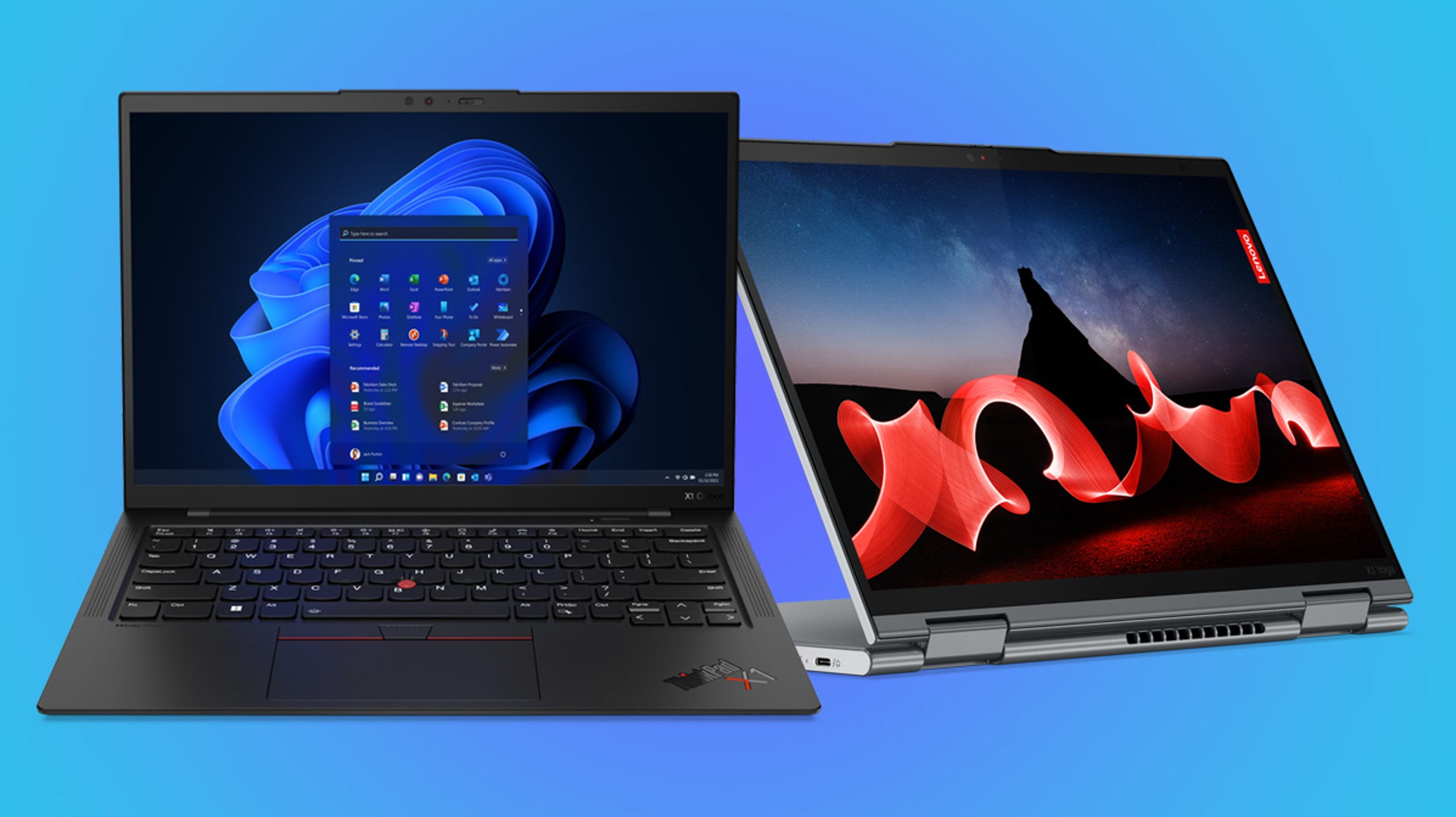 Les nouveaux ThinkPad de Lenovo ont jusqu'à 64 Go de RAM et 2 To de SSD