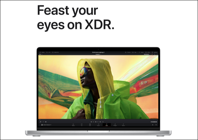 MacBook Pro à rétine liquide XDR